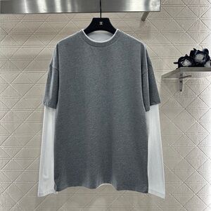 Jil Sander Gray and White Layered Shirt